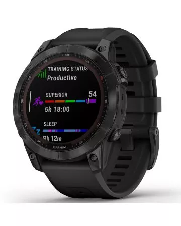 Garmin Fenix 7 Sapphire Solar, TI Black 010-02540-35-5