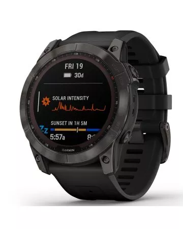 Garmin Fenix 7X Sapphire Solar, TI Black, 010-02541-11-5