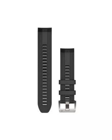 Garmin MARQ Quickfit 22 mm musta silikoniranneke 010-13225-00