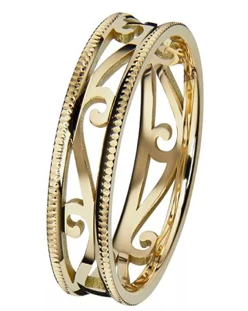 Kohinoor Laurel -kultasormus 013-253