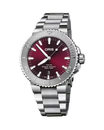 Oris Aquis Date Relief Cherry 43,5 mm 01 733 7730 4158-07 8 24 05PEB