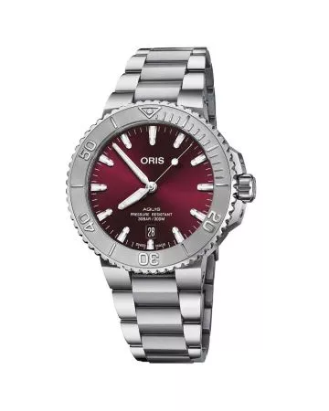 Oris Aquis Date Cherry 01 733 7766 4158 8 22 05 PEB