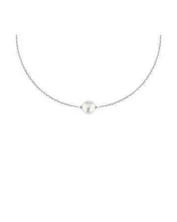 Hopeinen helmikaulakoru 031HK0500W