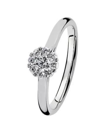 Kohinoor Dahlia timanttisormus 033-232V-30