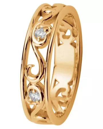 Kohinoor Laurel -timanttisormus 033-250-03