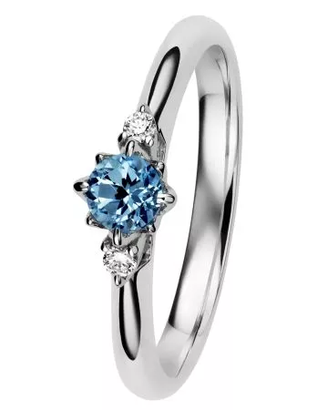 Kohinoor Rosa -timanttisormus 033-261V-04-1