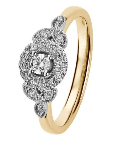 Kohinoor Clara Queen -timanttisormus 033-269-22-1