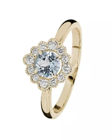 Kohinoor Bellis, akvamariini 033-616KA-16