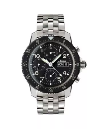 Sinn 103 St Traditional Pilot Chronograph -rannekello / teräs 103.0614-1