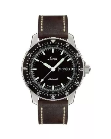 Sinn 104 St Sa I A -rannekello / ruskea nahka 104.010