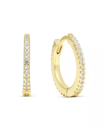 Kullatut rengaskorvakorut E-20679ZG