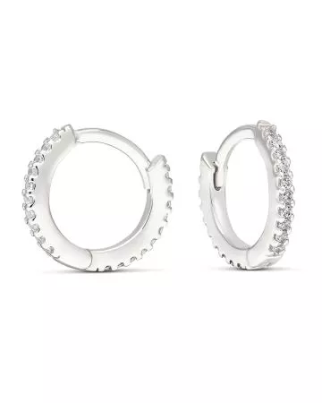 Hopeiset rengaskorvakorut E-2067Z