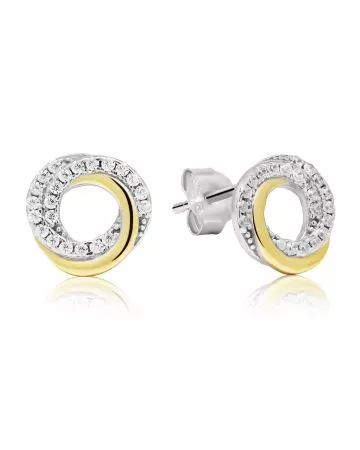 Kullatut hopeakorvakorut E-1740ZG