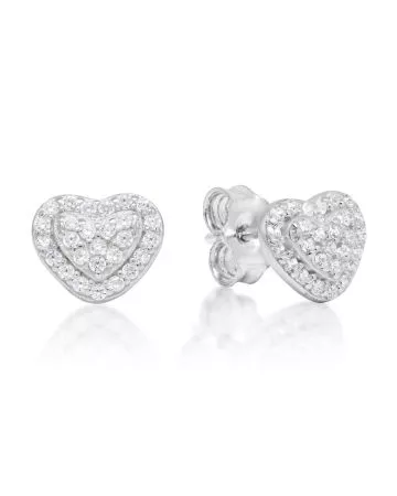 Hopeiset korvakorut E-1588Z