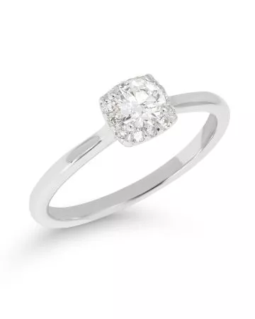 Beat Of Love Cushion Halo sormus / laboratoriotimantit R-8314LDPDW