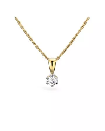 Festive Classic timanttiriipus, kelta- ja valkokulta 129-015R-KV