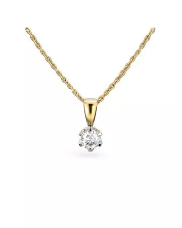 Festive Classic timanttiriipus, kelta- ja valkokulta 129-025R-KV