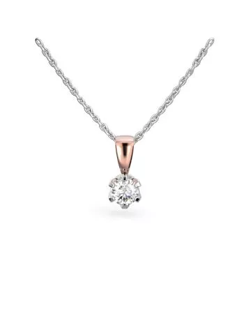 Festive Classic timanttiriipus, puna- ja valkokulta 129-025R-PV