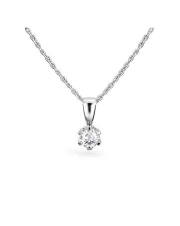 Festive Classic timanttiriipus, valkokulta 129-025R-VK