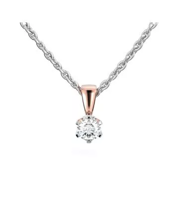 Festive Classic timanttiriipus, puna- ja valkokulta 129-040R-PV