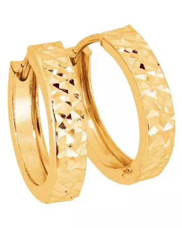 Kultaiset rengaskorvakorut CSR 622