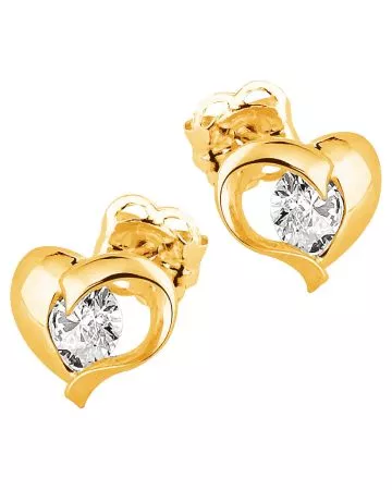 Kultaiset tappikorvakorut JE34308-CZ