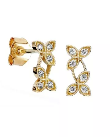 Kohinoor Swan -timanttikorvakorut 143-430-12-1