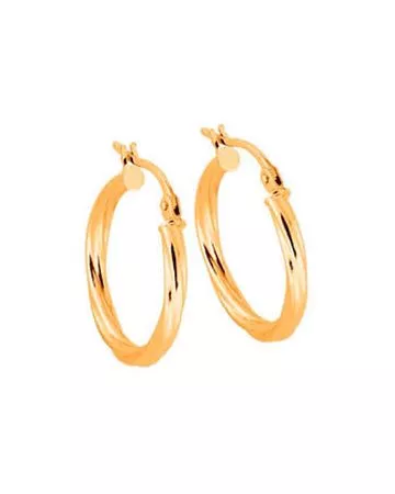 Kultaiset rengaskorvakorut 15OBC389/99 375