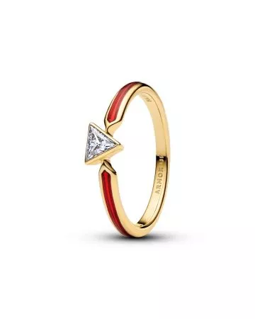 Pandora Marvel Iron Man 14k gold-plated Ring 164211C01