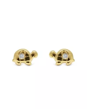 Kultaiset korvakorut, kilpikonna 172521Z