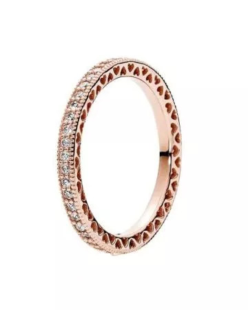 Pandora Rose Hearts of Pandora sormus 180963CZ