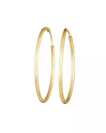 Kultaiset rengaskorvakorut 30 mm 1811