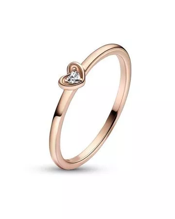 Pandora Moments Ring Stackable Radiant Heart sormus 182495C01-17