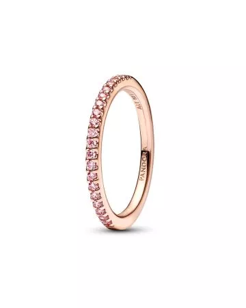 Pandora Sparkling Pink Band sormus 182999C01-1