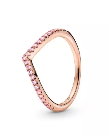 Pandora Rose Wishbone Fairytale Pink sormus 186316C02