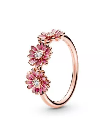 Pandora Rose Daisy Flower Trio sormus 188792C01
