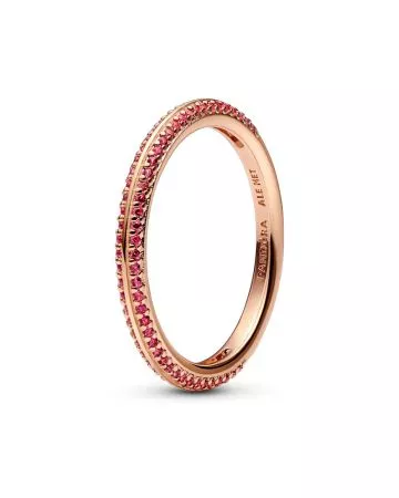 Pandora ME Red Pave sormus 189679C02