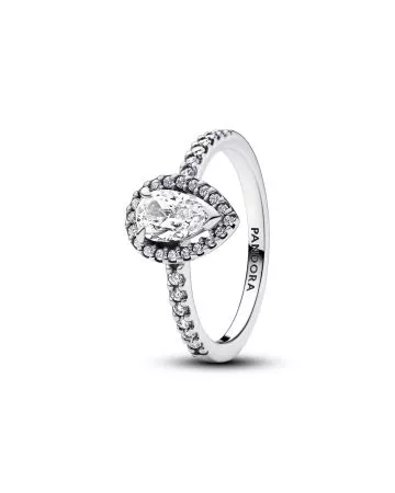 Pandora Sparkling Tear Drop sormus 192835C01-6