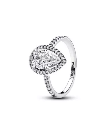 Pandora Sparkling Pear Halo sormus 193012C01
