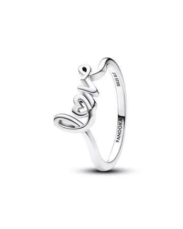 Pandora Handwritten Love sormus 193058C00-6