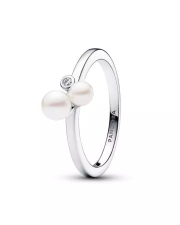 Pandora Duo Treated Freshwater Cultured Pearls sormus 193156C01-1