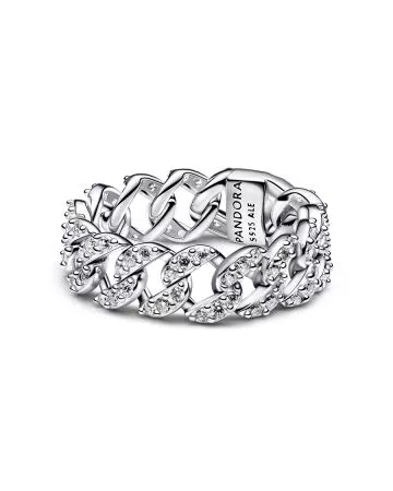 Pandora Pavé Cuban Chain sormus 193557C01-1