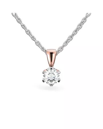 Festive Classic timanttiriipus, puna- ja valkokulta 205-070R-PV