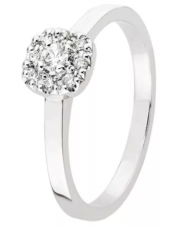 Romanssi Halo -timanttisormus 208-015