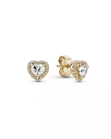 Pandora Elevated Heart 14K korvakorut 259137C01