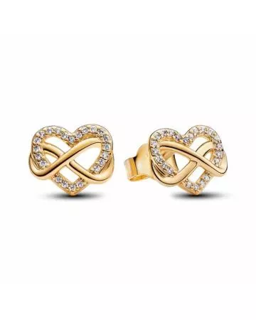 Pandora Sparkling Infinity Heart Stud korvakorut 262667C01