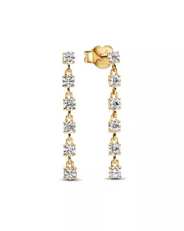 Pandora 14k Gold-plated Drop Earrings 263011C01