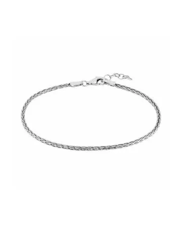 Hopeinen ranneketju 17 + 2 cm 291BK0035W