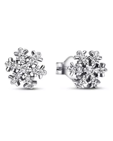 Pandora Moments Sparkling Snowflake korvakorut 292370C01