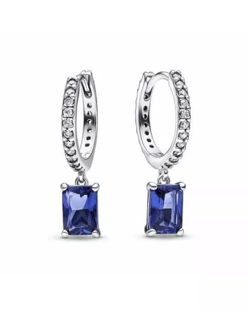 Pandora Timeless Blue Rectangular Sparkling korvakorut 292381C01